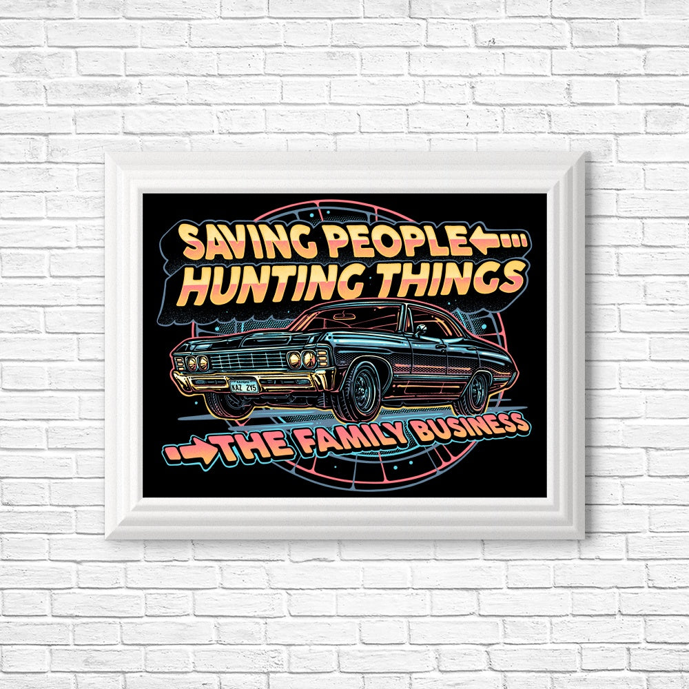 High - Quality 'Saving People, Hunting Things' Posters and Prints