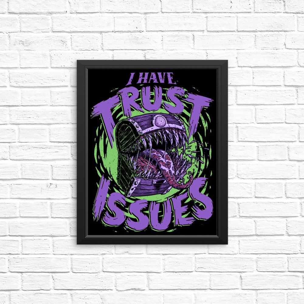 Trust Issues-themed Posters and Prints from Studio Mootant