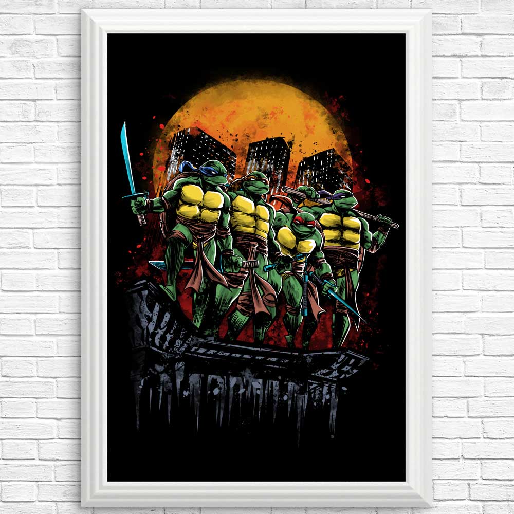 Roof Turtles - High - Quality Posters and Prints