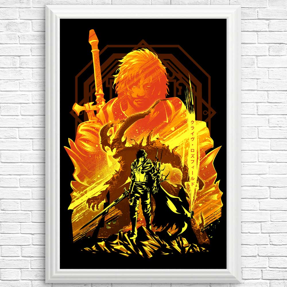 Powerful Ifrit - Artistic Posters and Prints for Decoration