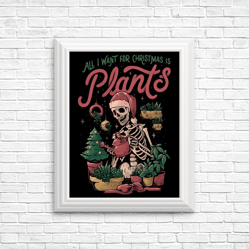 Festive Christmas Plant Posters and Prints for Decor