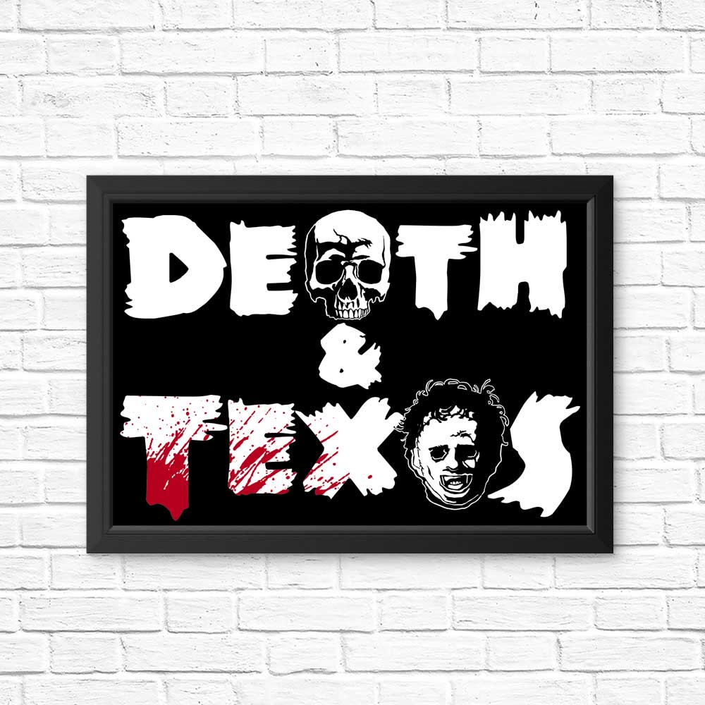 High - Quality 'Death and Texas' Posters & Prints for Your Decor