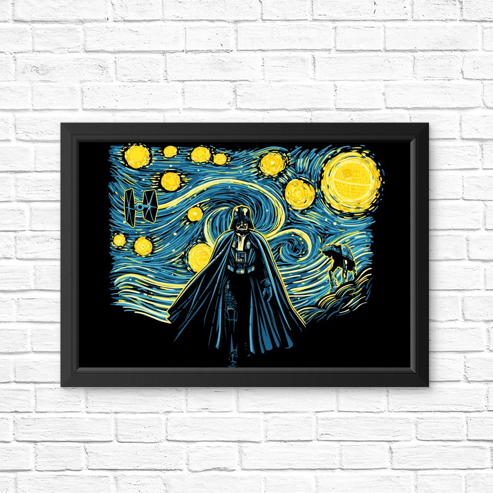 Starry Vader - Artistic Posters and Prints for Decor
