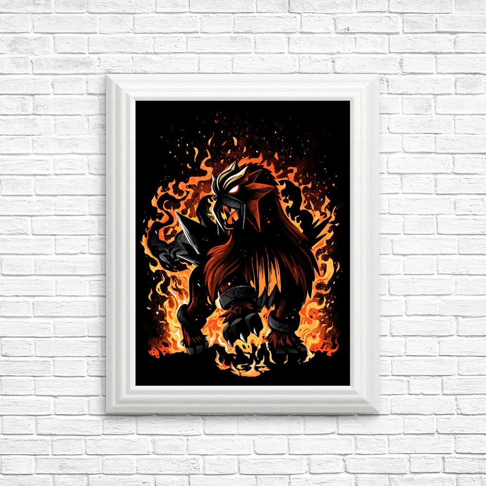Stunning Posters and Prints of The Beast of Roaring Flames