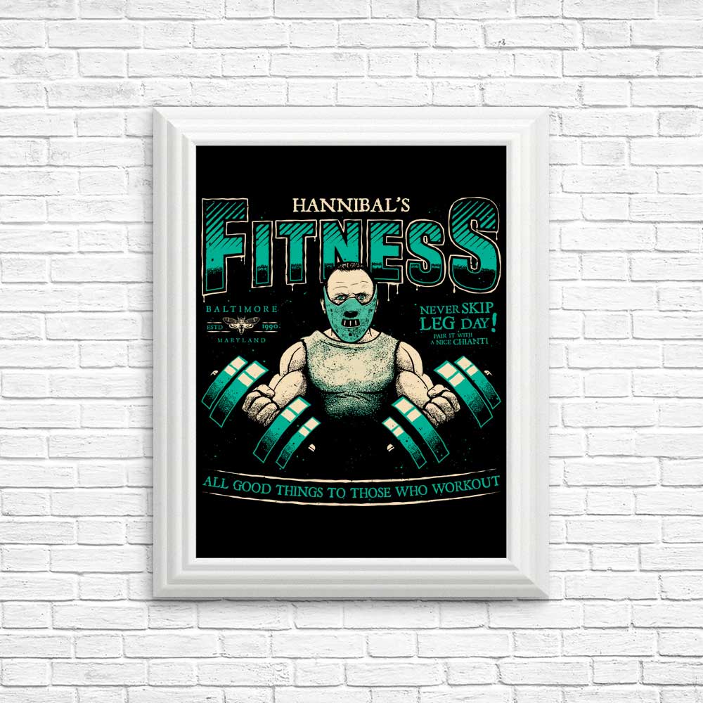 Cannibal Fitness - High - Quality Fitness Posters and Prints by Teesgeex