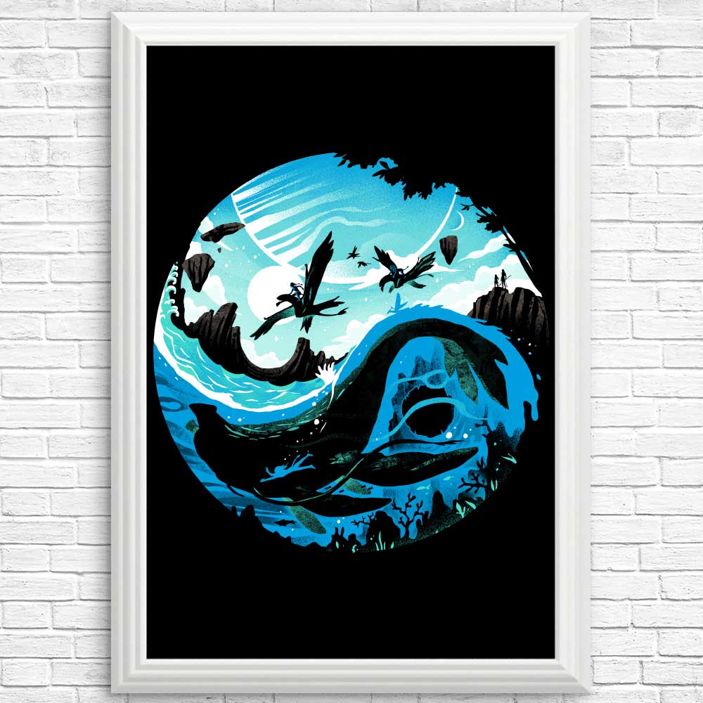 High - Quality YinYang of Water Posters and Prints by Alemaglia