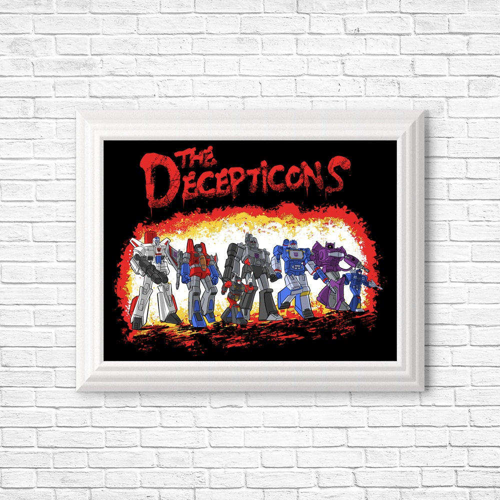 High - quality Decepticons Posters and Prints from Zascanauta