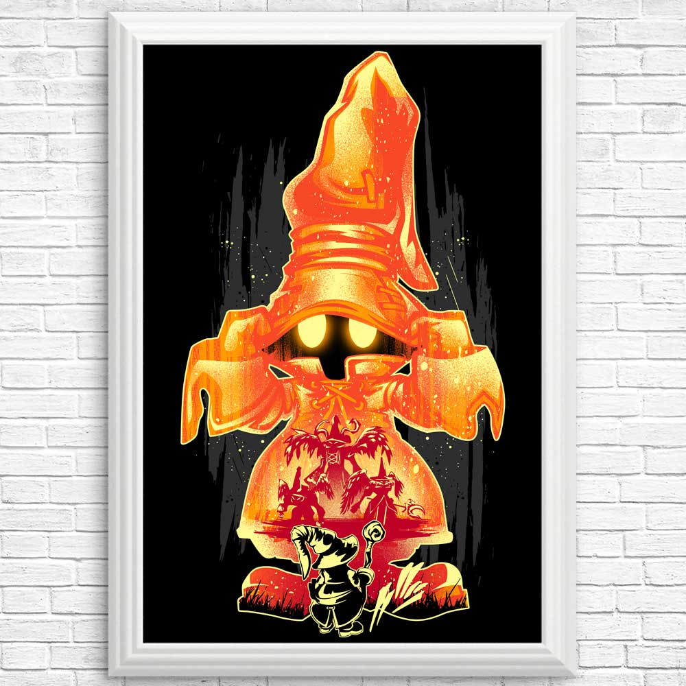 Black Wizard Themed Art Posters and Prints