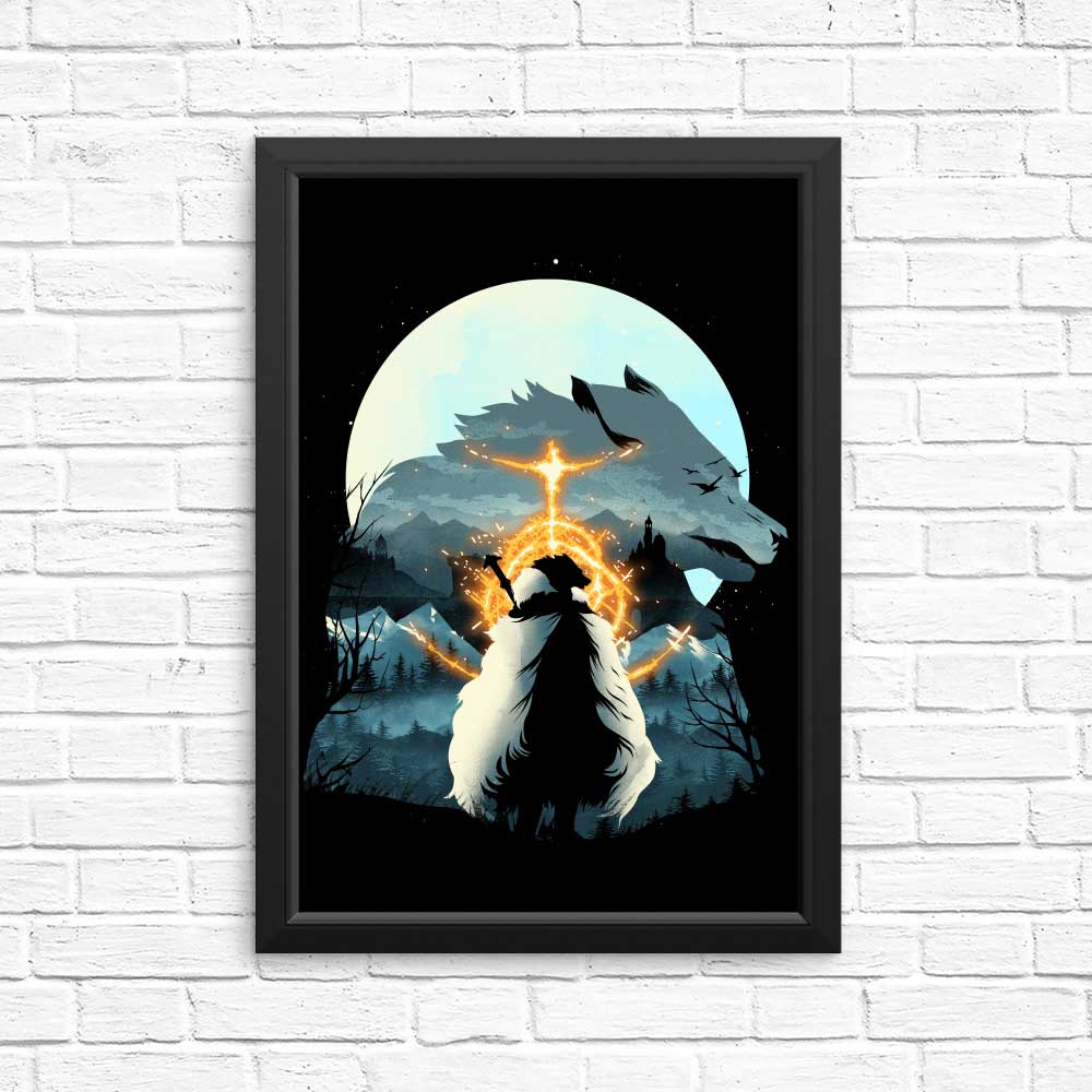 Stunning 'The Half Wolf' Posters & Prints by Dandingeroz