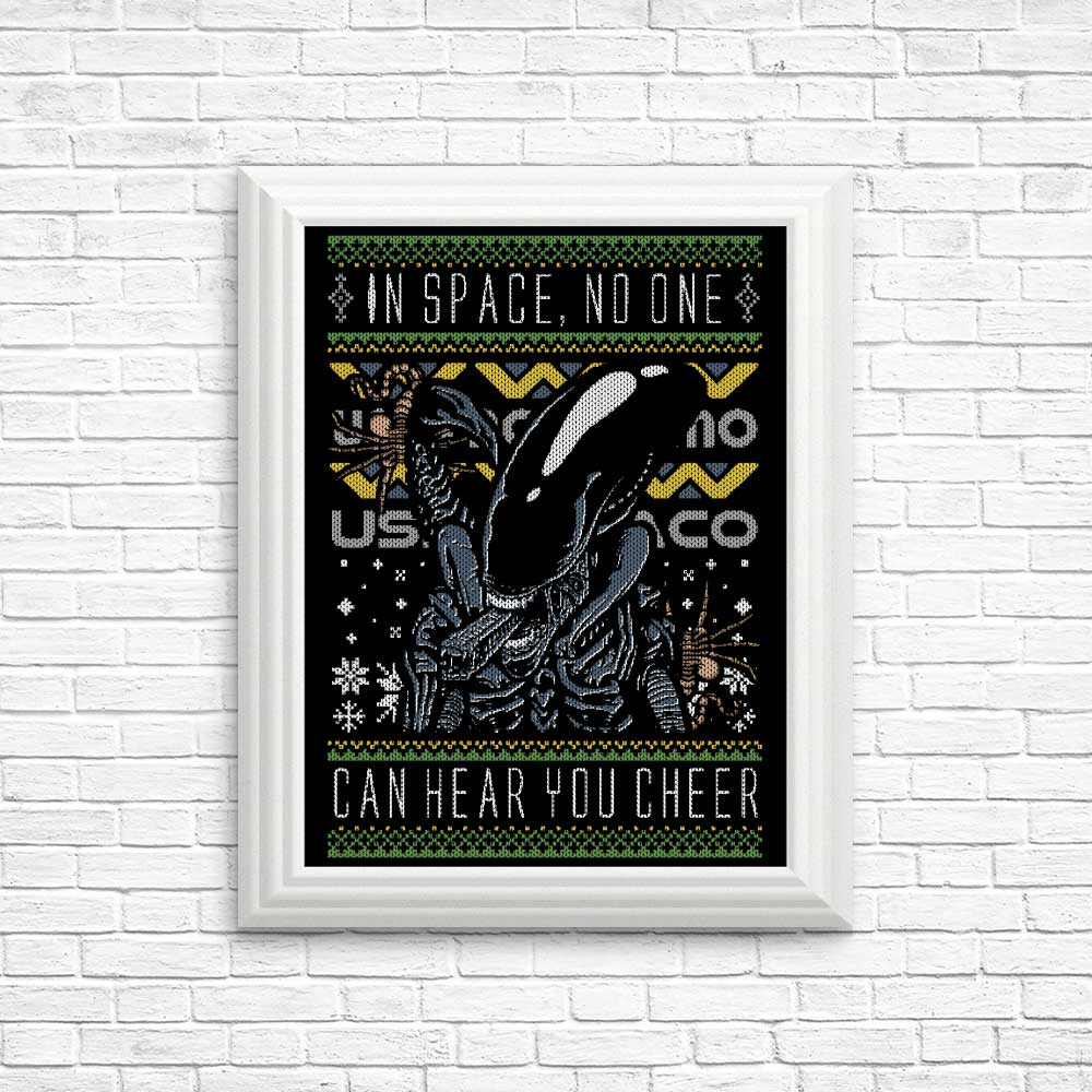 Xeno Christmas Sweater - High - Quality Wall Posters and Prints