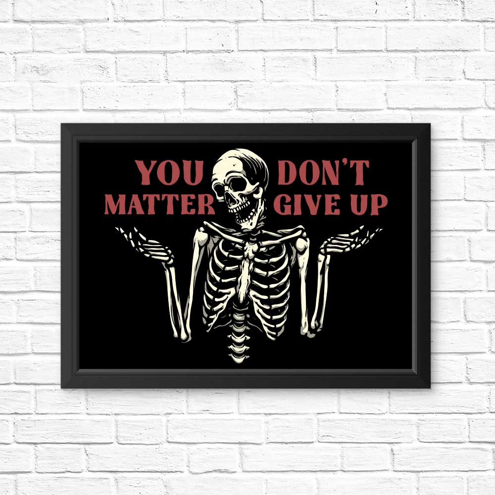 Inspirational 'You Matter' Posters and Prints for Home Decor