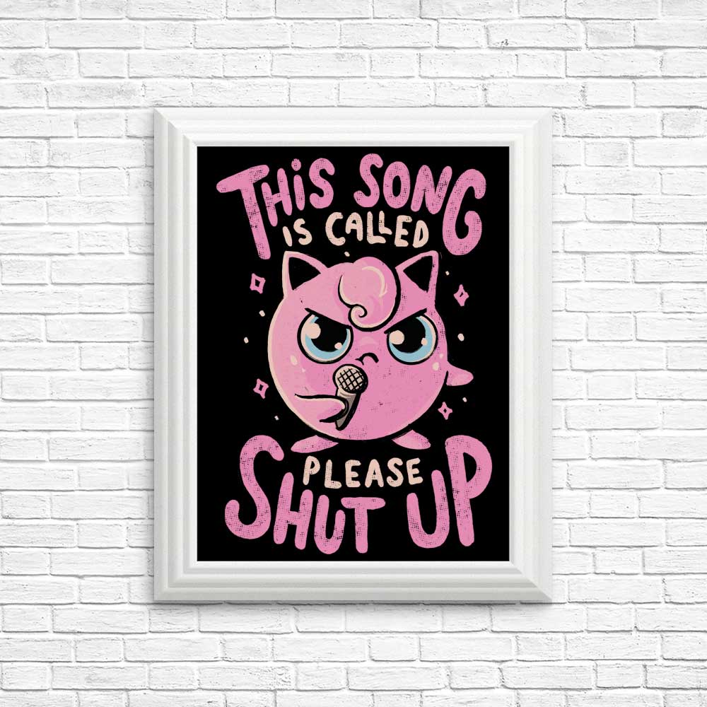 Arigatees 'Please Be Quiet' Posters and Prints
