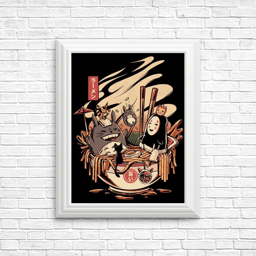 Vibrant Ramen Pool Party Posters and Prints