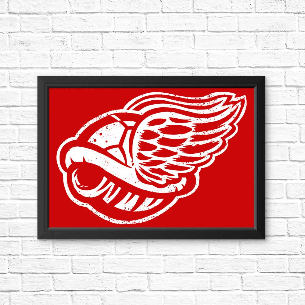 Stunning Winged Turtle Shell Posters and Prints by kg07