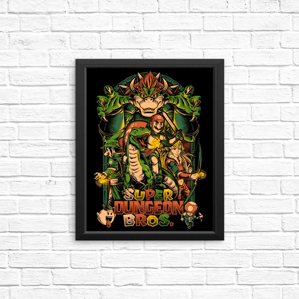 High - Quality Super Dungeon Bros. Posters and Prints