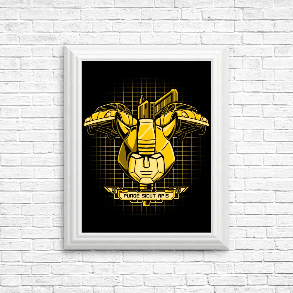 High - Quality Apis Flava Posters and Prints by Prime Premne Design