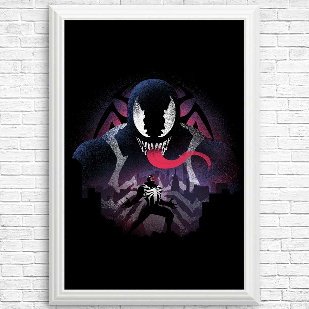 Stylish Black Symbiote Posters and Prints by Donnie Illustrations