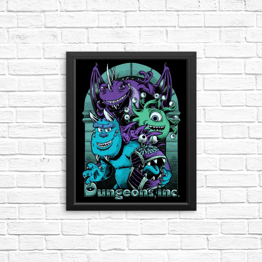 High - Quality Dungeons Inc Posters and Prints