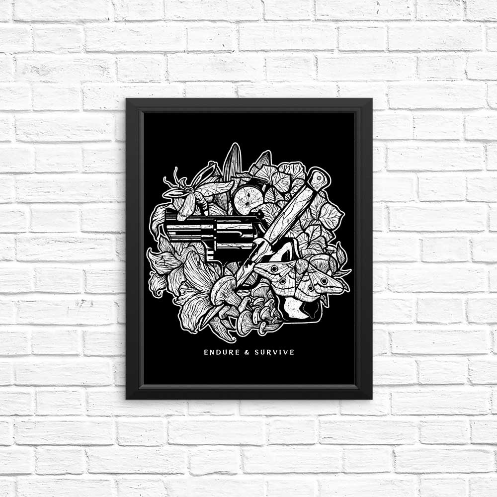 High - Quality 'Endure and Survive' Posters & Prints by Demonigote