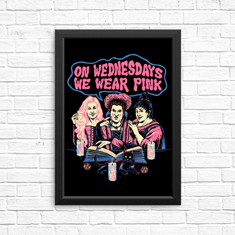 Enchanting 'Witches Wear Pink' Wall Posters and Prints