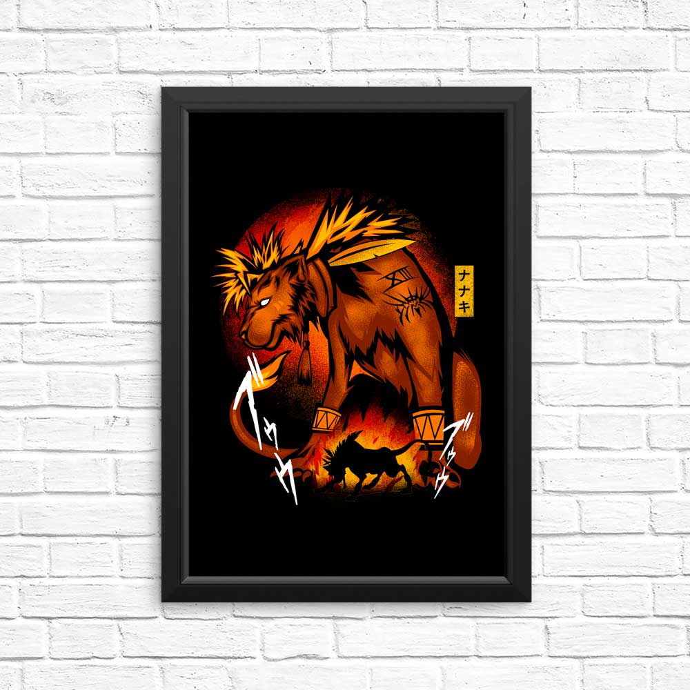 Fire Red Fur Photographic Posters and Prints