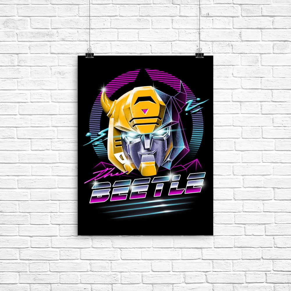 Cool Rad Beetle Art Poster for Your Space