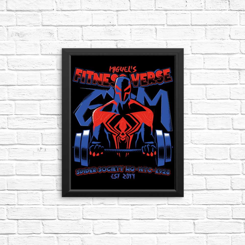 Miguel's Fitness Verse Inspirational Fitness Posters and Art Prints