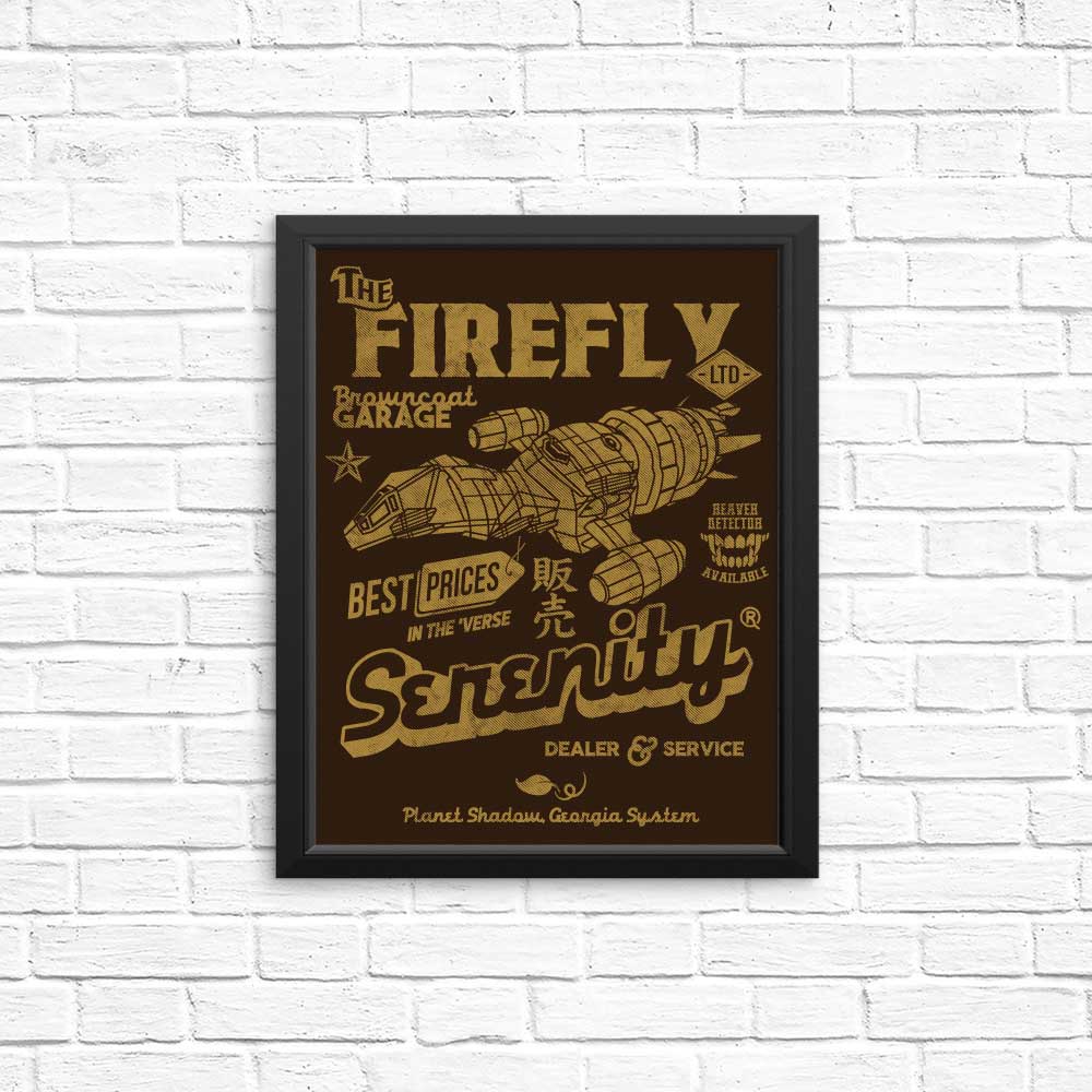 Firefly Garage Wall Decor - High - quality Posters and Prints