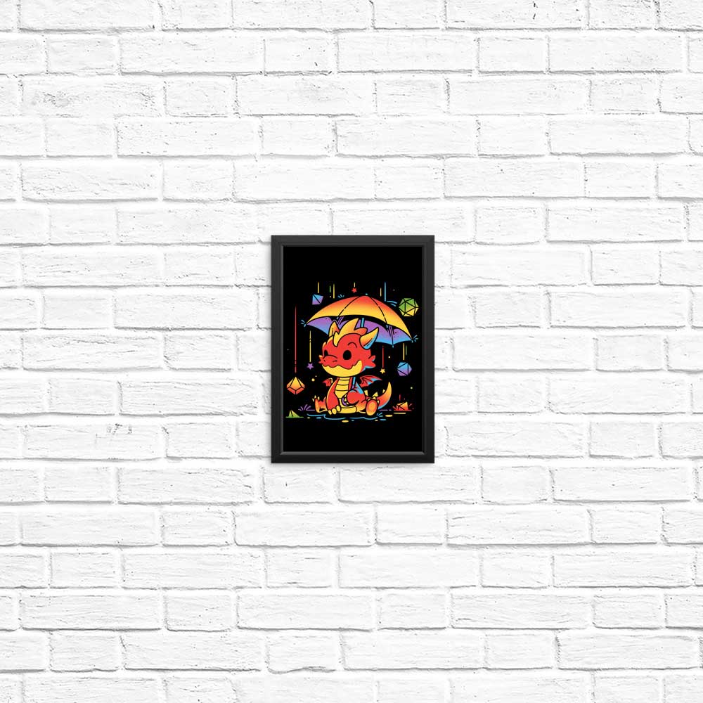 Rainy Dice Day - High - Quality Posters and Prints