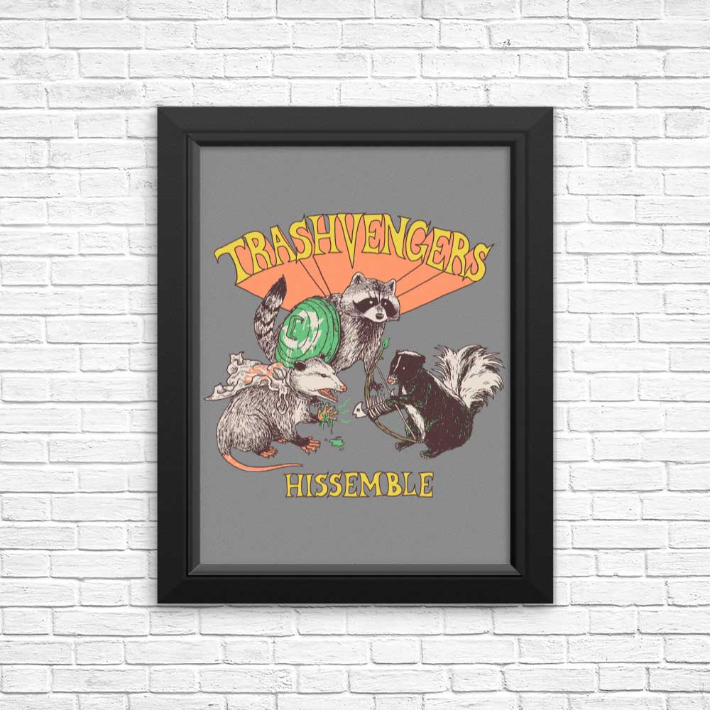 High - Quality Trashvengers Posters and Prints by Hillary White