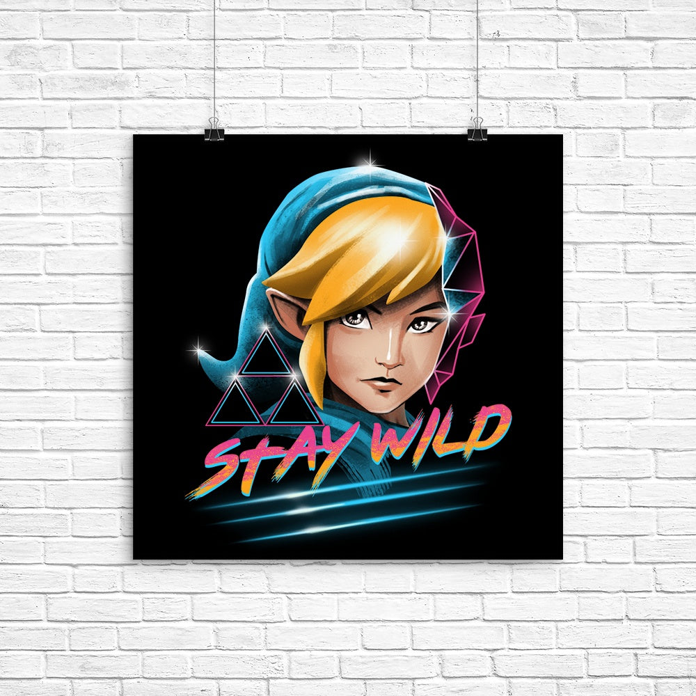 High - Quality 'Stay Wild' Art Poster by XENOS