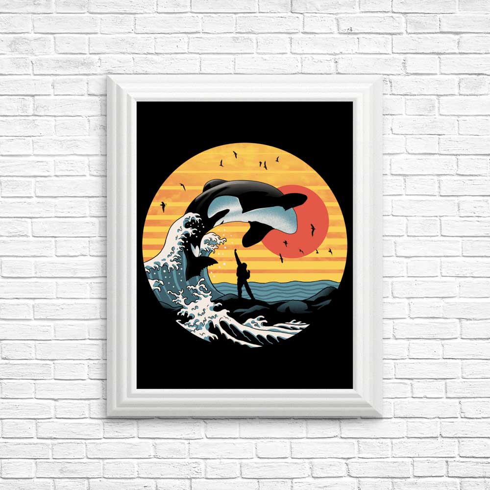 High - Quality 'The Great Whale Off Kanagawa' Posters & Prints