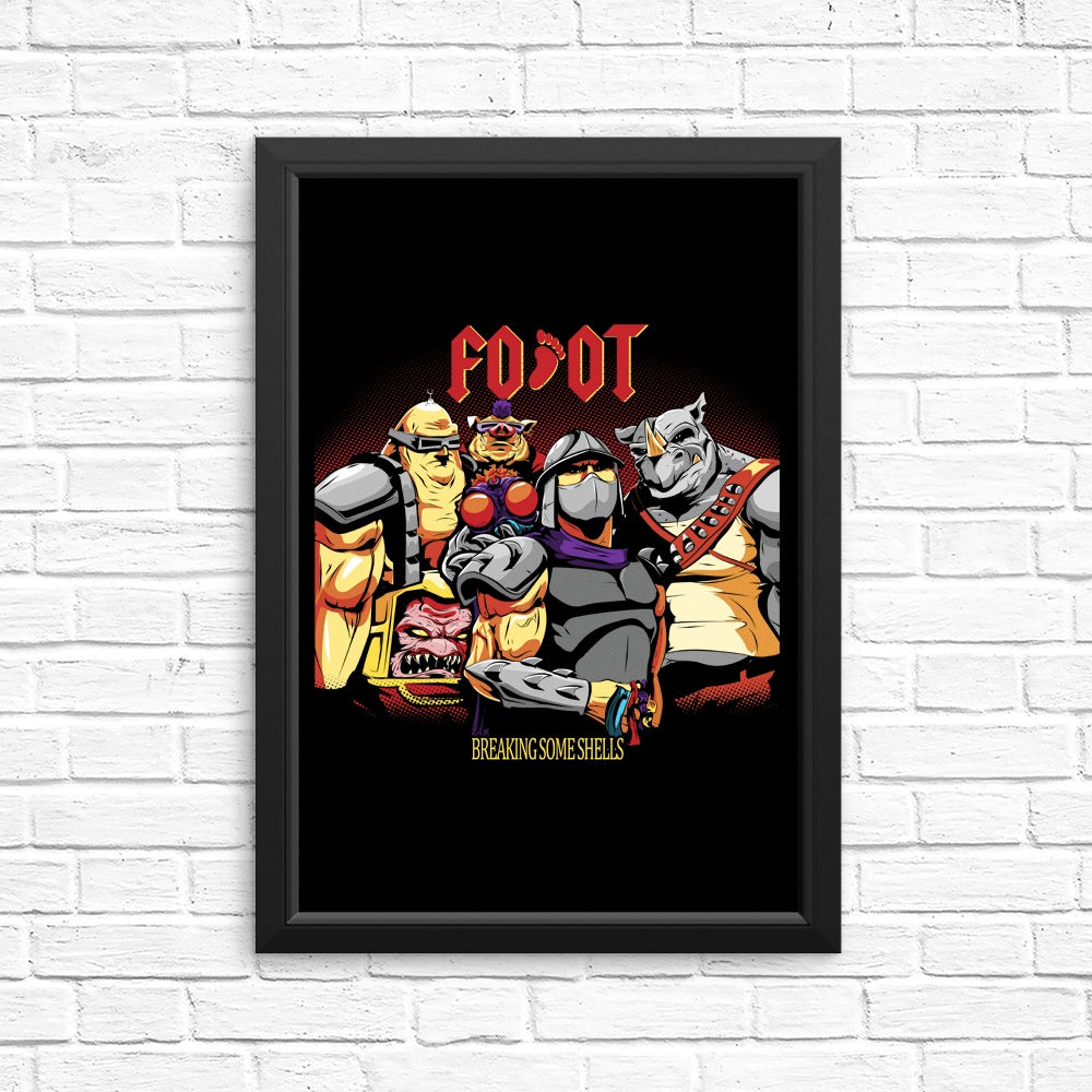 High - Quality 'Breaking Some Shells' Posters and Prints by Aaron Morales