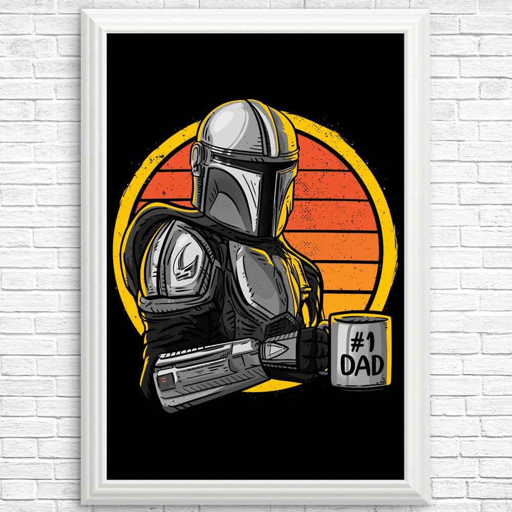 Top - Quality 'Galaxy's Best Dad' Posters and Prints