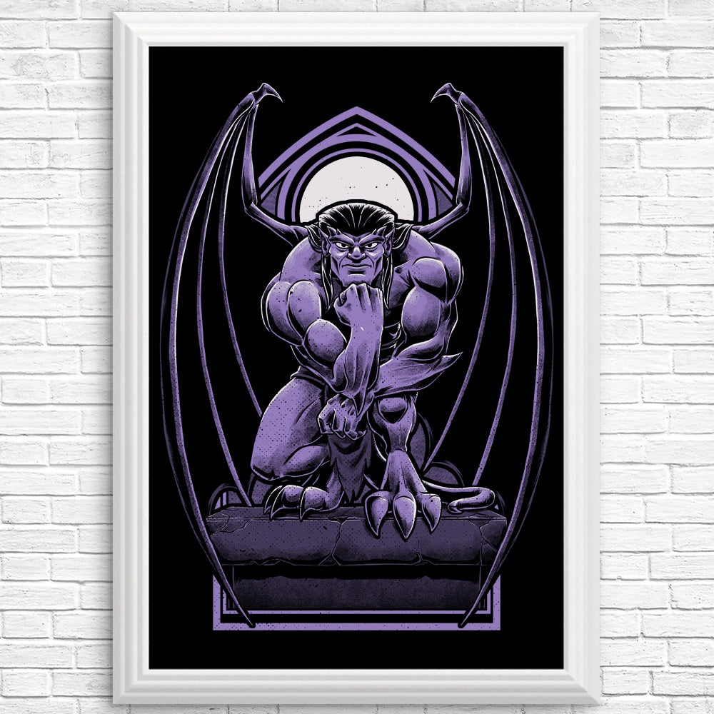 High - quality Gargoyle Statue Posters and Prints from Studio Mootant