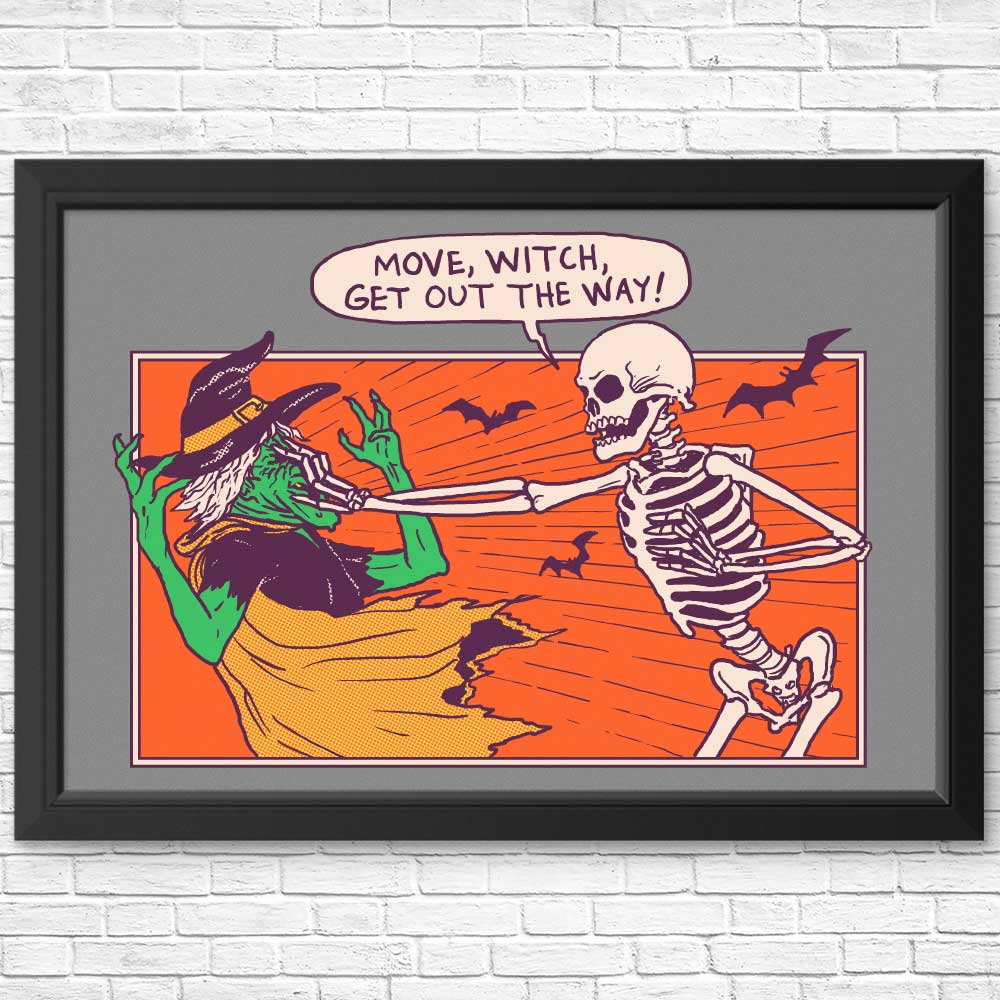 Unique 'Move Witch' Posters and Prints by Hillary White
