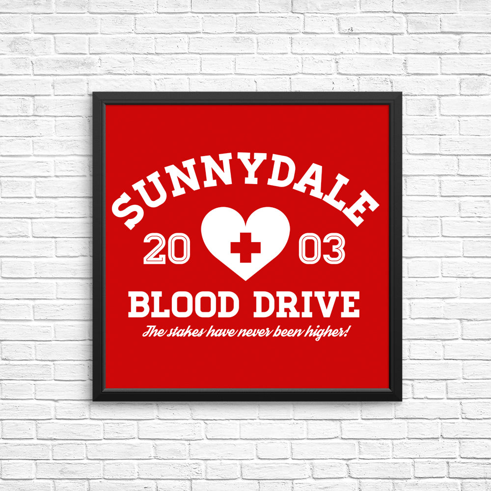 Sunnydale Blood Drive Promotion - Wall Posters and Art Prints