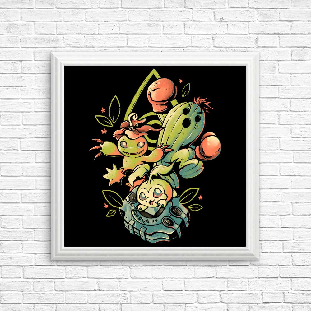 Digital Cactus Evolution - High - Quality Posters and Prints