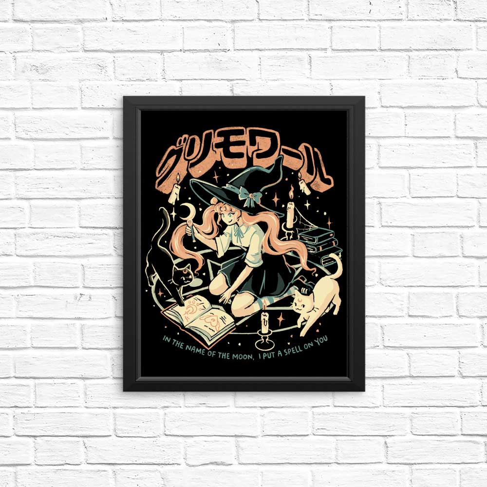 Enchanting Moon Witch Posters and Prints by Edu.ely