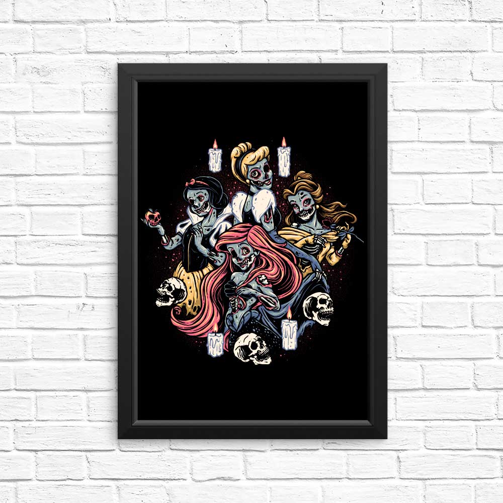 High - Quality Undead Princesses Posters and Prints by Momma Gorilla