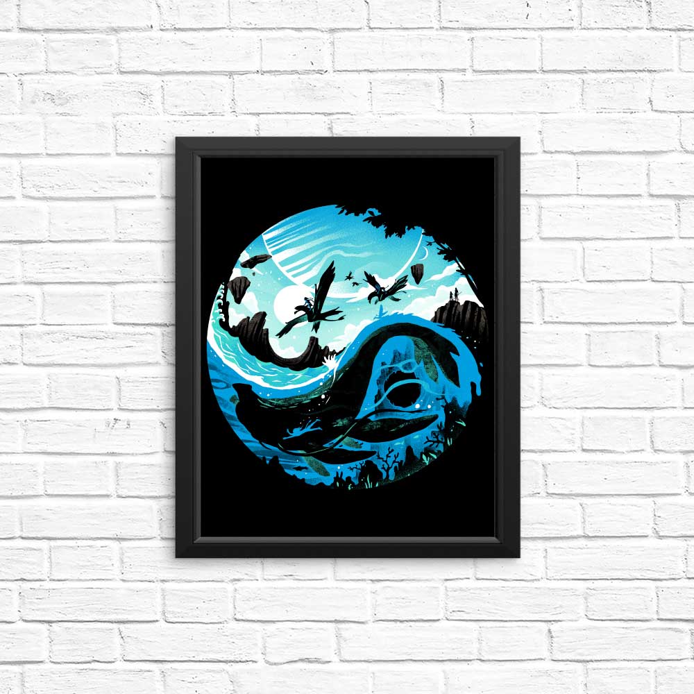 High - Quality YinYang of Water Posters and Prints by Alemaglia