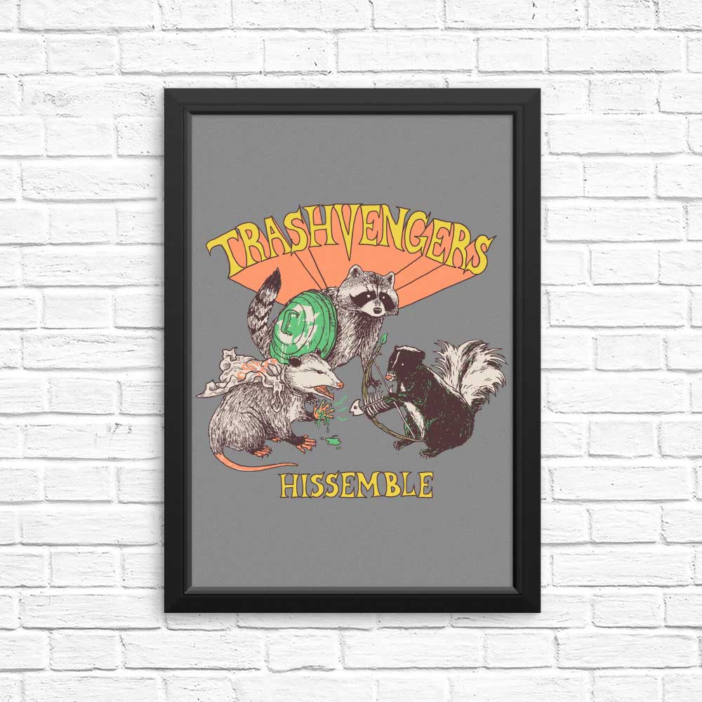 High - Quality Trashvengers Posters and Prints by Hillary White