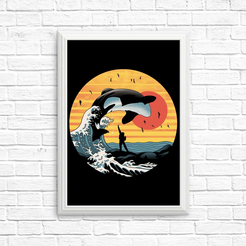 High - Quality 'The Great Whale Off Kanagawa' Posters & Prints
