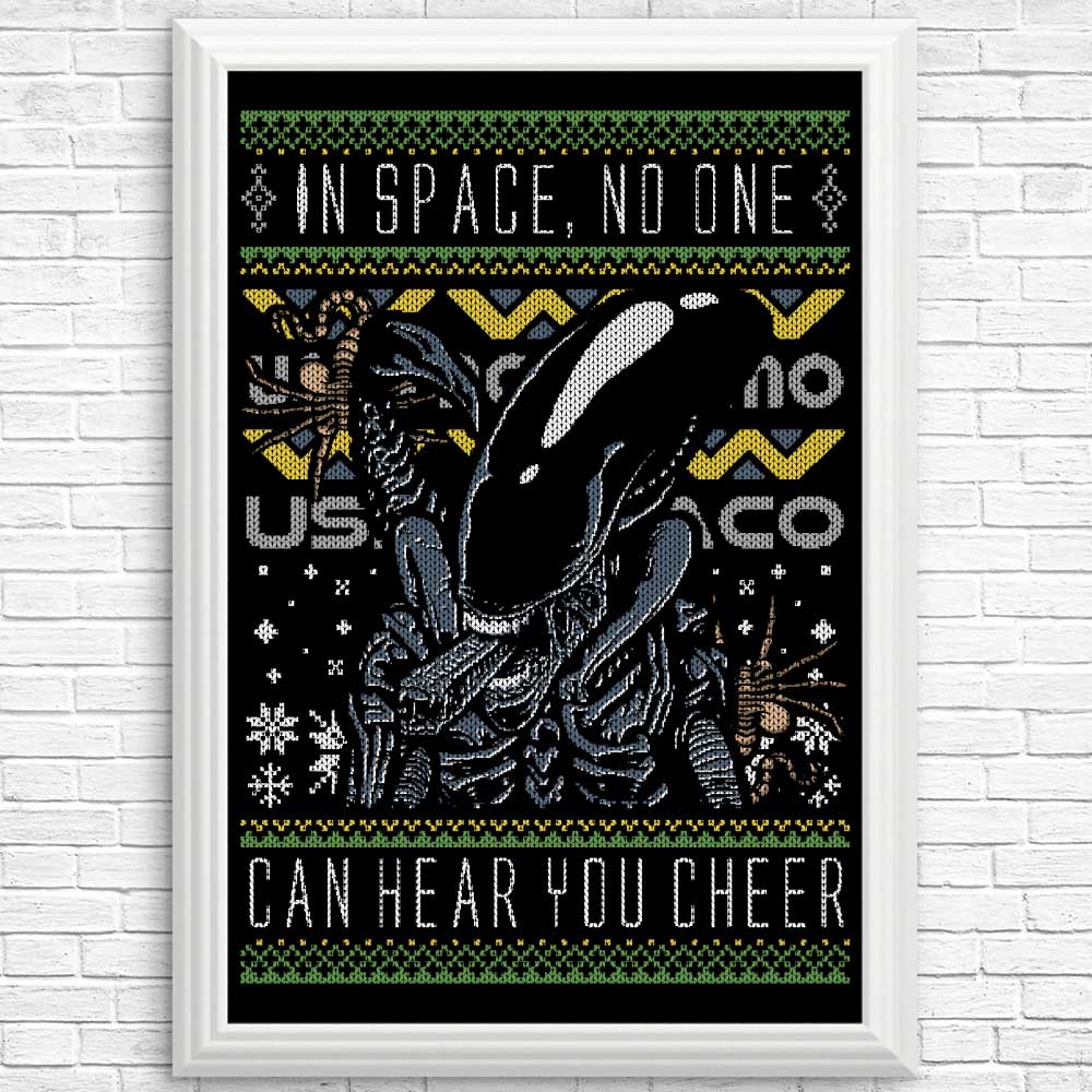 Xeno Christmas Sweater - High - Quality Wall Posters and Prints