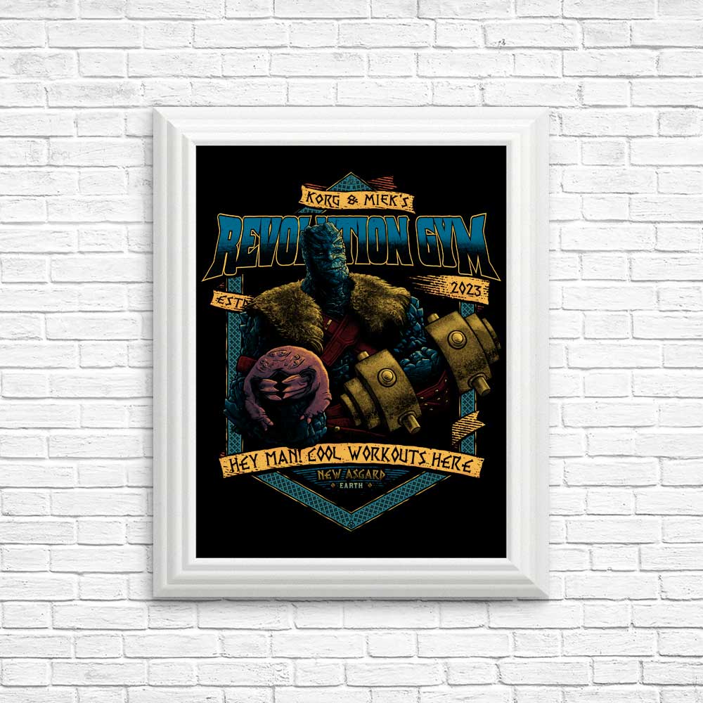 High - Quality Revolution Gym Posters and Prints from Teesgeex