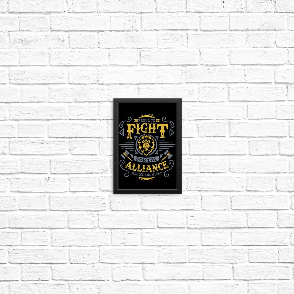 Alliance-themed High-quality Posters & Prints by Typhoonic Art