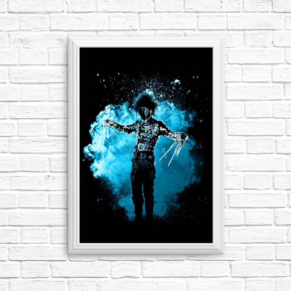 High - quality Posters & Prints: Soul of the Scissor Hands by Donnie Illustrations