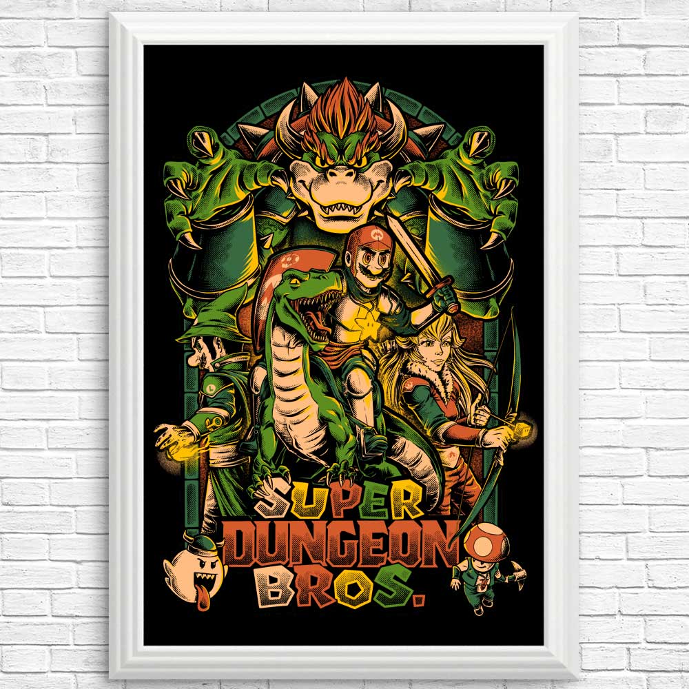 High - Quality Super Dungeon Bros. Posters and Prints