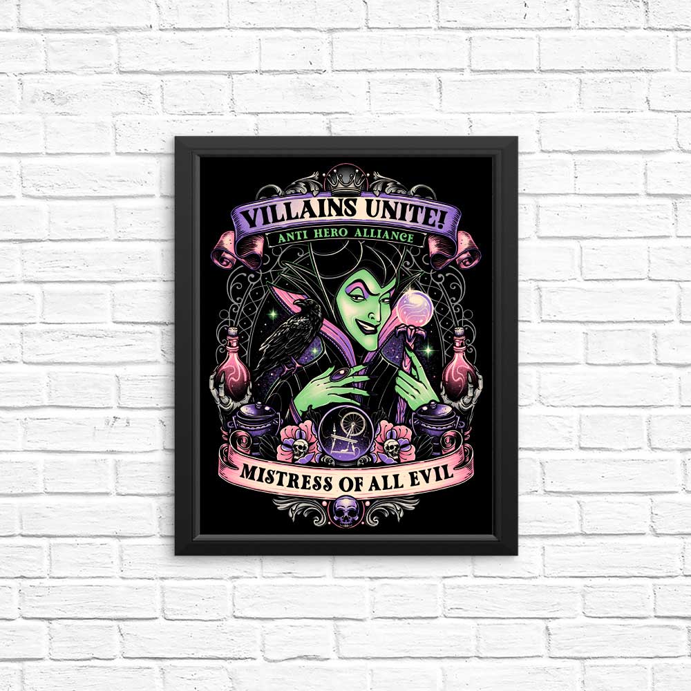 Stunning Posters and Prints Inspired by 'Mistress of All Evil'
