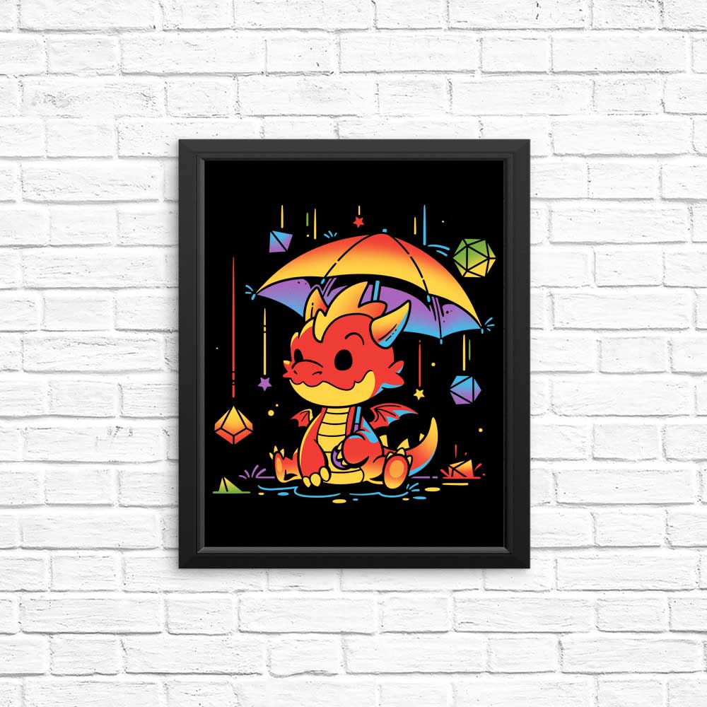 Rainy Dice Day - High - Quality Posters and Prints